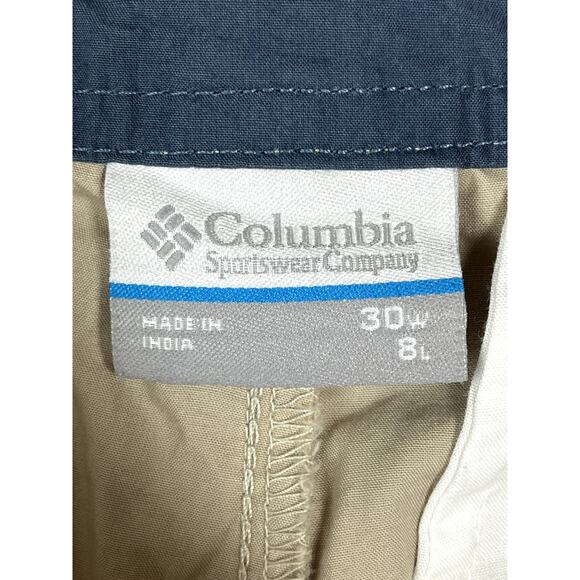 Columbia Sportswear women's khaki shorts, size 30w 8L - Picture 2 of 9
